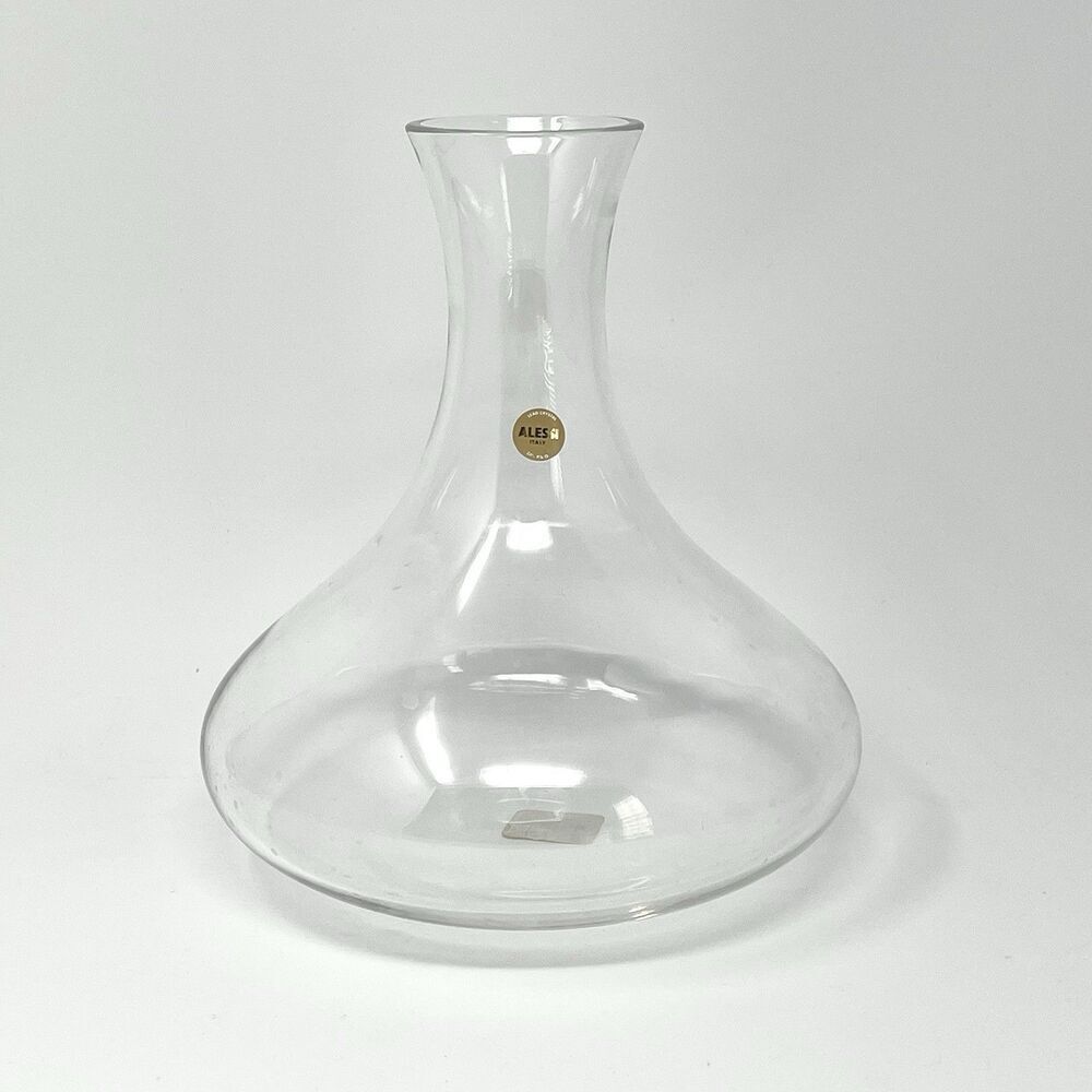 Alessi Crystal Wine Decanter 8.25” MAMI XL Designed By Stefano GIOVANNONI 2013